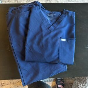 Men’s navy fig scrubs
